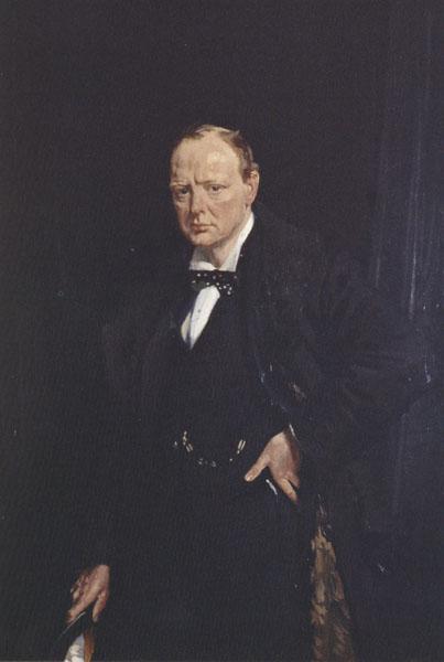 Sir William Orpen Winston Churchill oil painting image